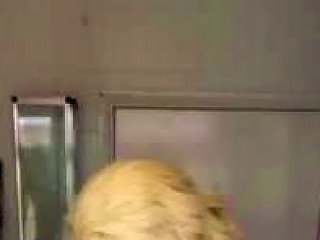 aShemaleTube Video - Cute Crossdresser Strokes Her Big Cock In The Bathroom